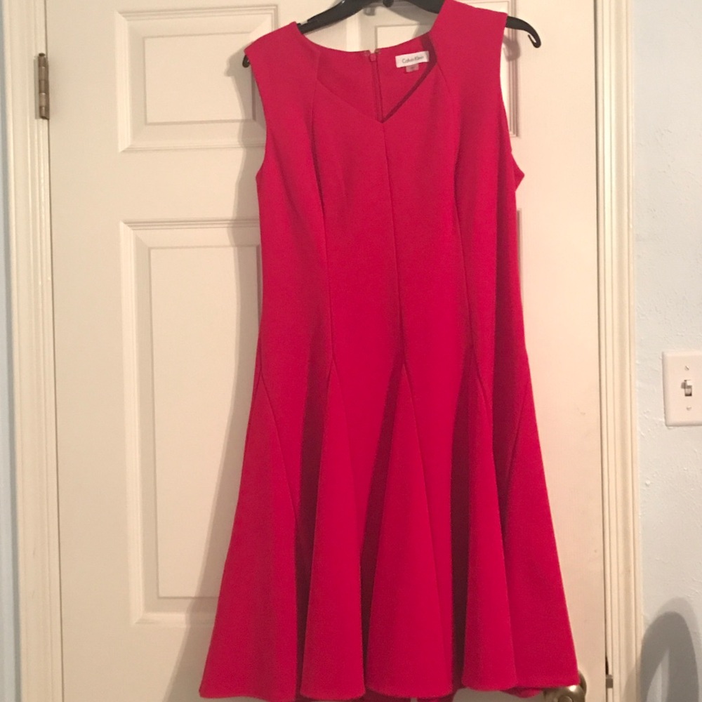 Red Calvin Klein Dress